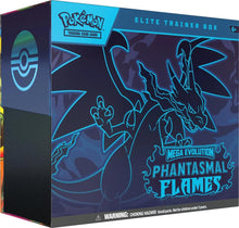 Load image into Gallery viewer, Pokémon TCG: Mega Evolution - Phantasmal Flames Elite Trainer Box