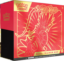 Load image into Gallery viewer, Pokemon TCG: Scarlet and Violet - Elite Trainer Box - Miraidon/ Koraidon