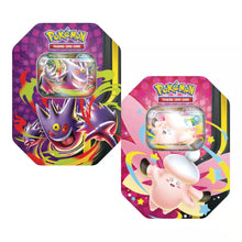 Load image into Gallery viewer, Pokemon TCG: Mega Moonlit Tins | Mega Gengar & Mega Clefable