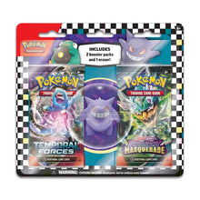 Load image into Gallery viewer, Pokémon TCG: 2 Booster Packs & Gengar Eraser
