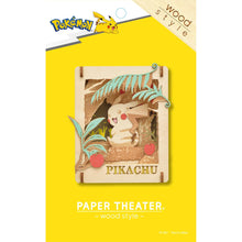 Load image into Gallery viewer, Paper Theater Pikachu Found Wood Style