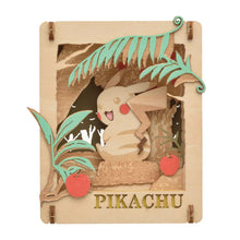 Load image into Gallery viewer, Paper Theater Pikachu Found Wood Style