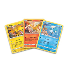 Load image into Gallery viewer, Pokemon TCG: Articuno, Zapdos & Moltres Cards with 2 Booster Packs & Coin