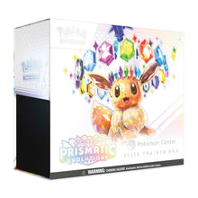 Load image into Gallery viewer, Prismatic Evolutions Pokemon Center Elite Trainer Box