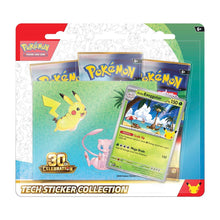 Load image into Gallery viewer, Pokémon TCG: 30th Celebration Tech Sticker Collection (Lucario & Alolan Exeggutor)