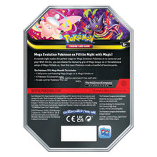 Load image into Gallery viewer, Pokemon TCG: Mega Moonlit Tins | Mega Gengar & Mega Clefable