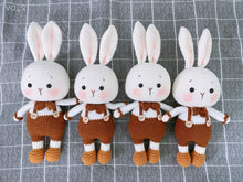 Load image into Gallery viewer, Pantsy the Rabbit - 30cm Handmade Crochet