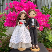 Load image into Gallery viewer, Ella the Crochet Bride - 30cm Premium Handmade Crochet