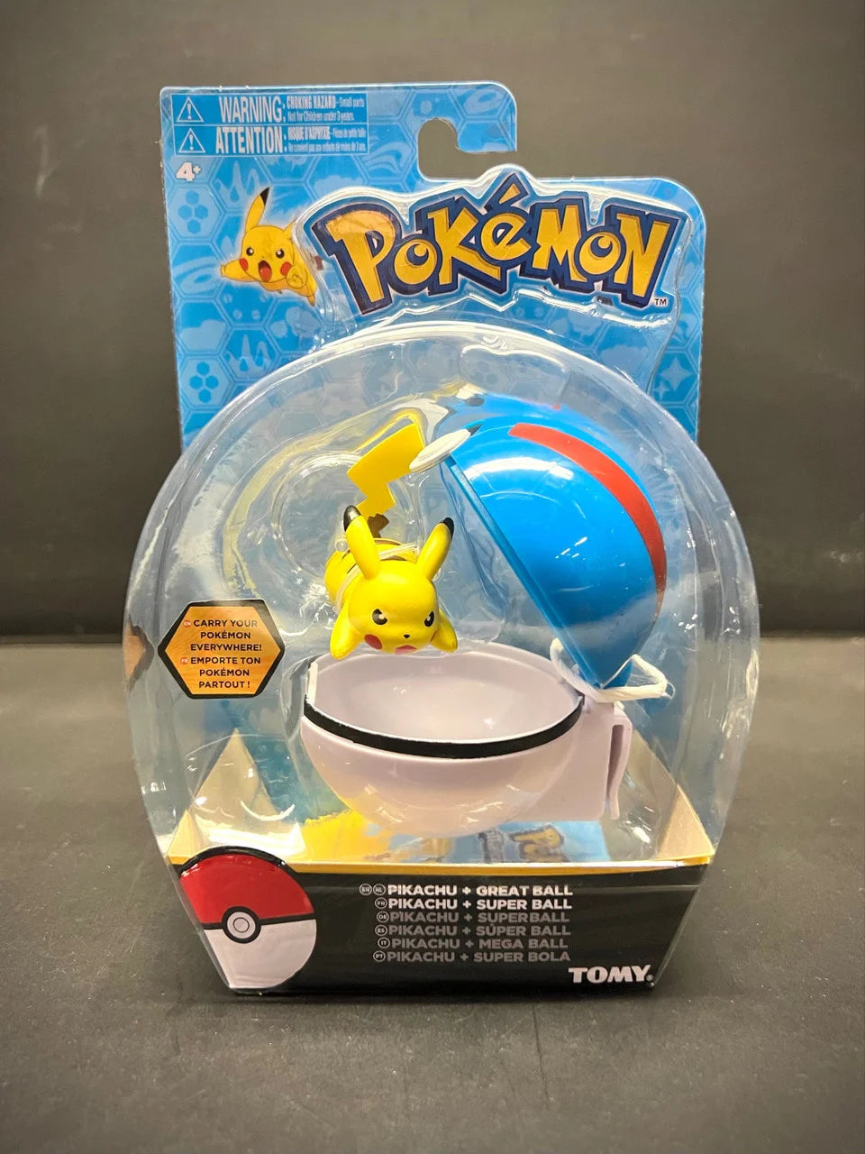 Pokemon Pokeball Toys Pikachu 2 R.E.V. Collectibles
