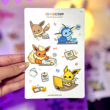 Load image into Gallery viewer, EeveeCorp Waterproof Sticker Sheets
