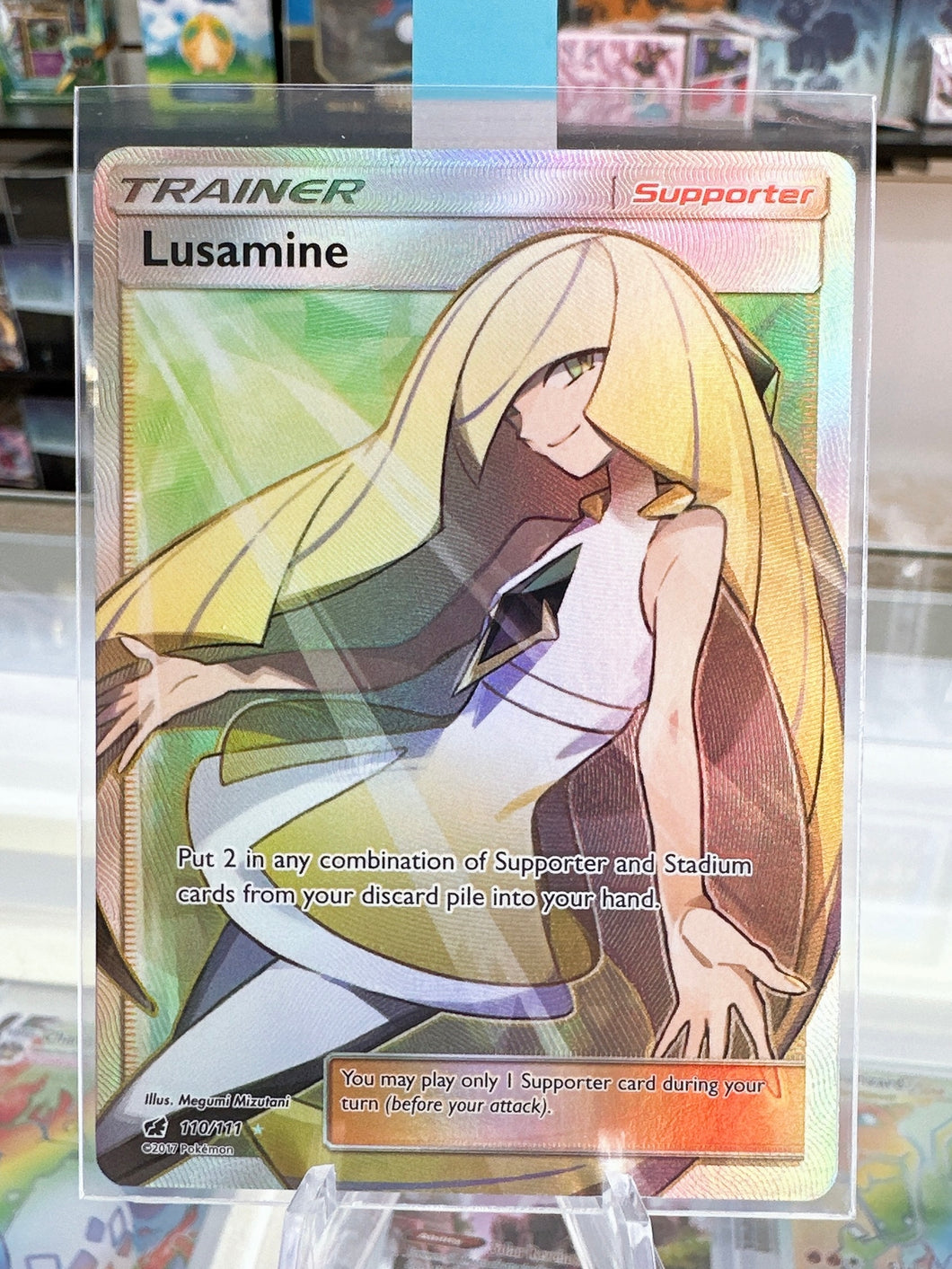 Lusamine (Full Art) - SM - Crimson Invasion - NM