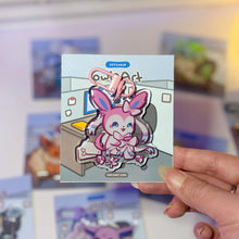 Load image into Gallery viewer, EeveeCorp Acrylic Keychain
