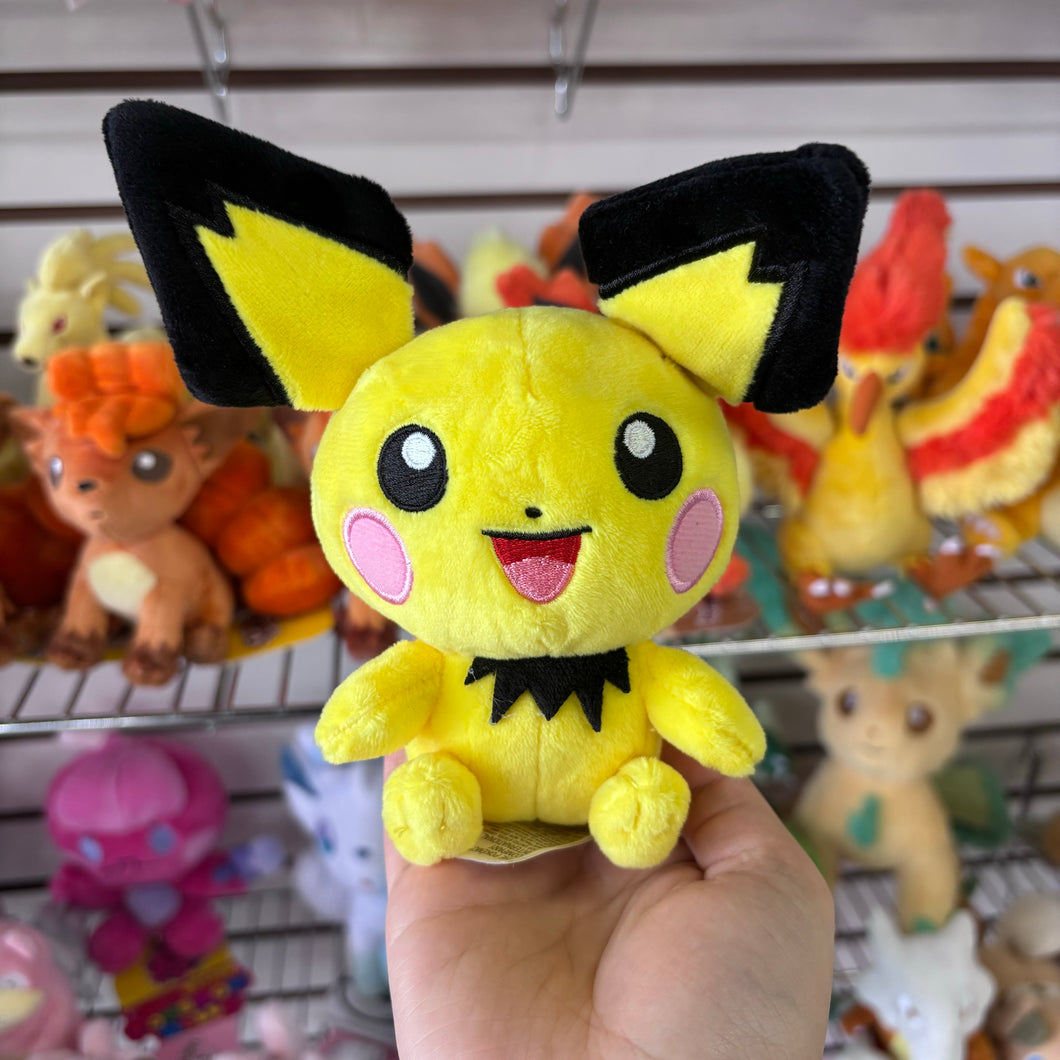 Pichu Sitting Cuties Plush - 7 In.