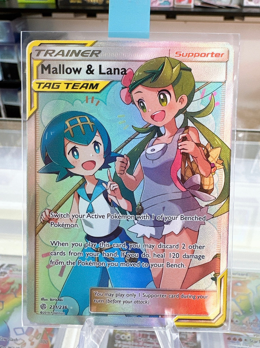 Mallow & Lana (Full Art) - SM - Cosmic Eclipse - NM