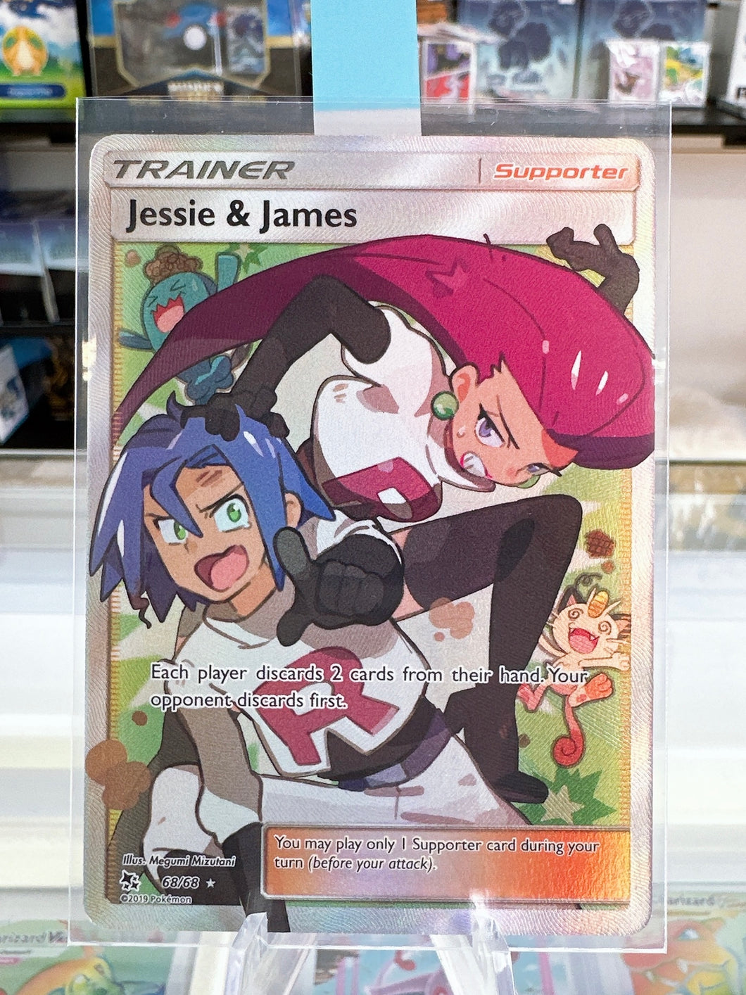 Jessie & James (Full Art) - Hidden Fates - NM
