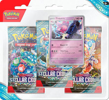 Load image into Gallery viewer, Pokemon TCG: Stellar Crown 3 Pack Blisters [Random]

