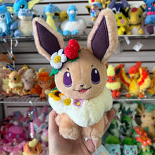 Load image into Gallery viewer, Pokemon Center Original Stuffed Eevee Easter Garden Party
