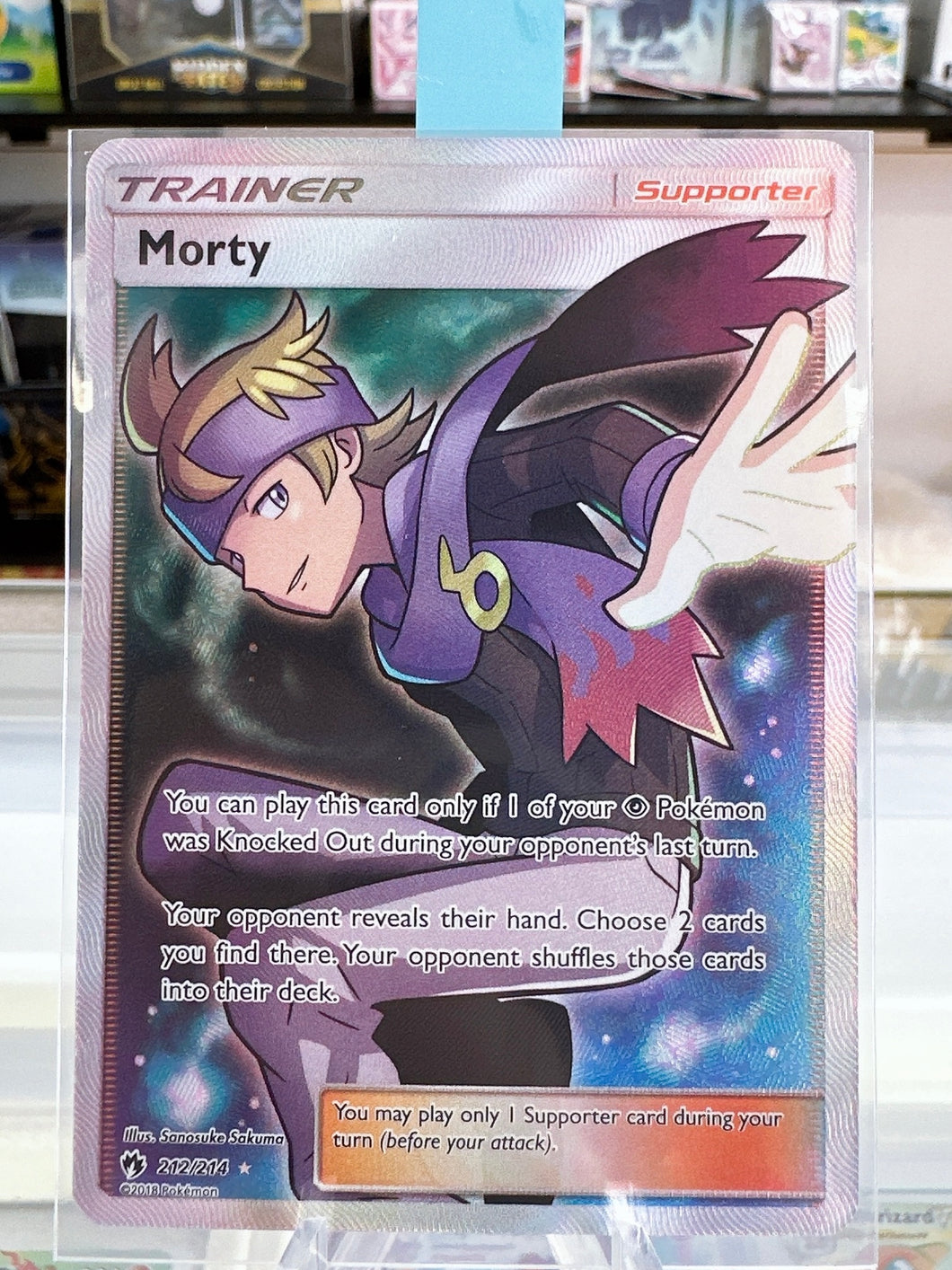 Morty (Full Art) - SM - Lost Thunder - NM