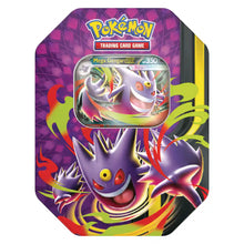 Load image into Gallery viewer, Pokemon TCG: Mega Moonlit Tins | Mega Gengar &amp; Mega Clefable
