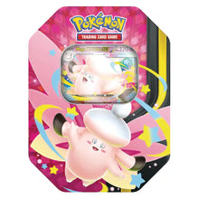 Load image into Gallery viewer, Pokemon TCG: Mega Moonlit Tins | Mega Gengar &amp; Mega Clefable
