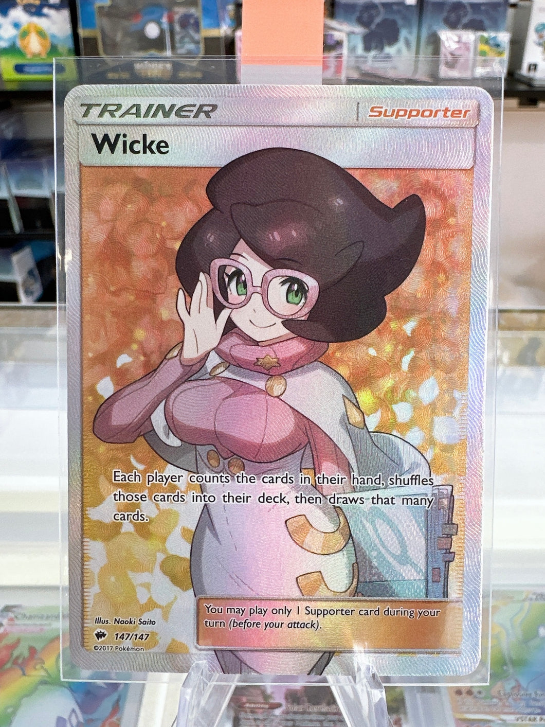 Wicke (Full Art) - SM - Burning Shadows - NM