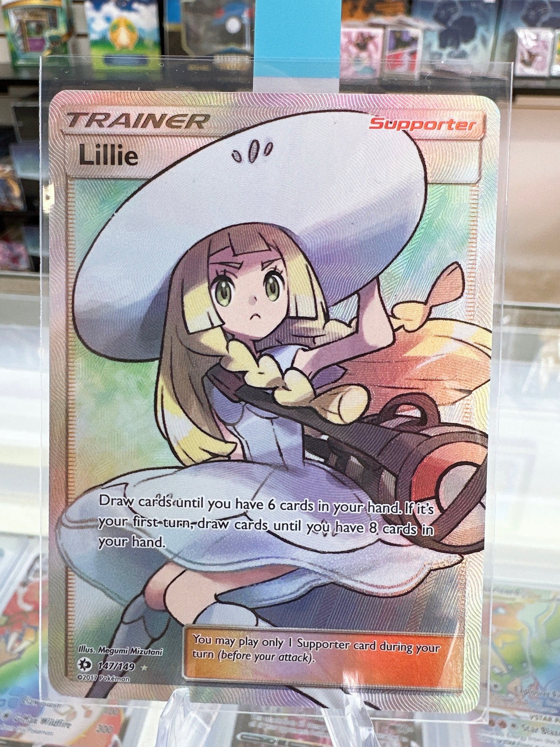 lillie pokemon card 147 149 Lillie (Full Art) - SM Base Set