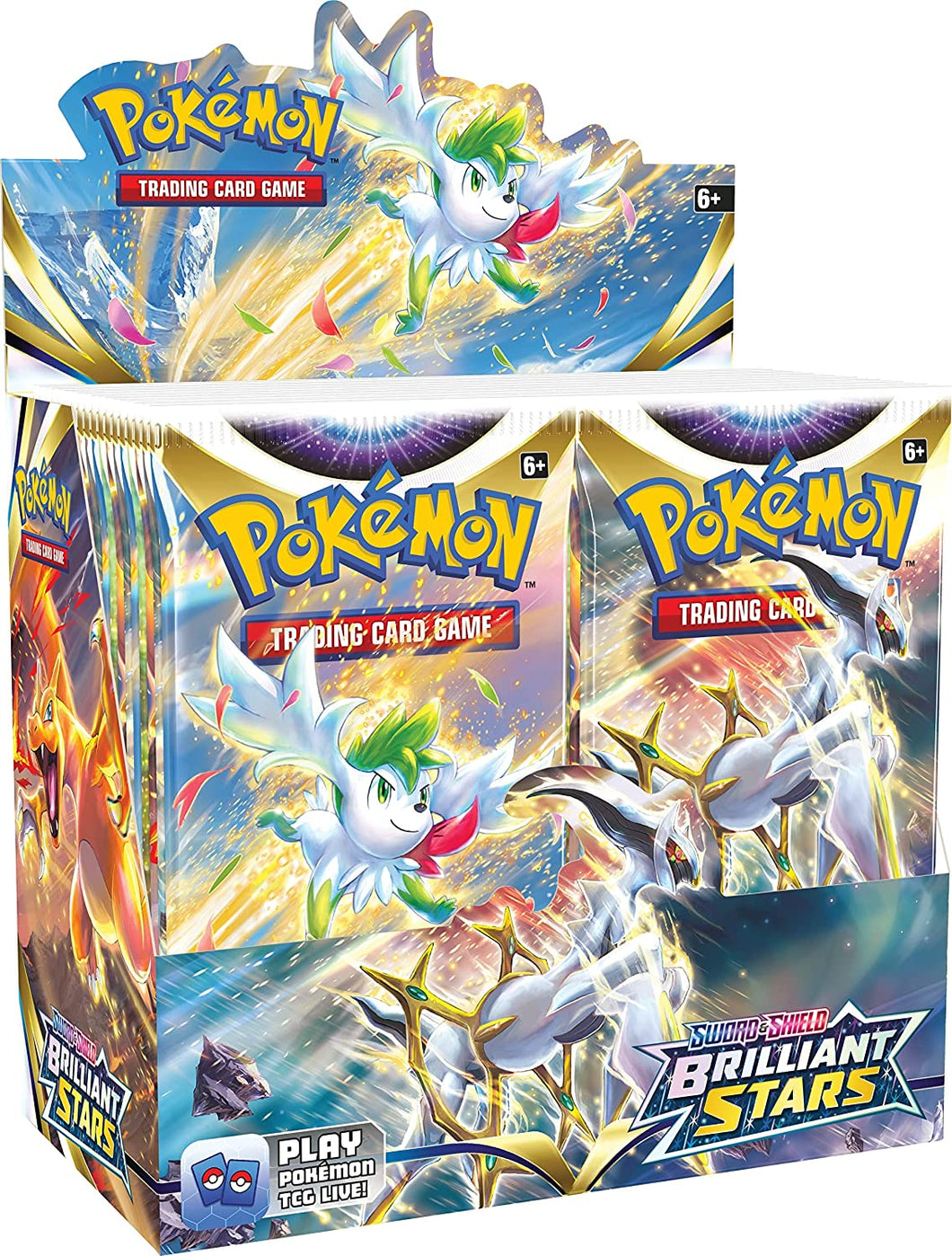 Pokemon TCG: Sword & Shield-Brilliant Stars Booster Display Box (36 Packs)