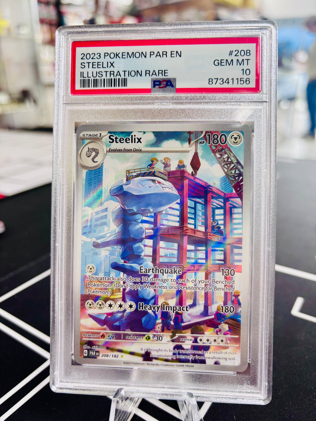 Steelix PSA 10 - Paradox Rift - 208/182