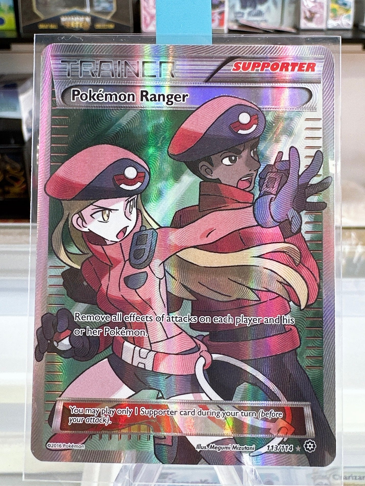 Pokemon Ranger (Full Art) - XY - Steam Siege - LP – R.E.V. Collectibles