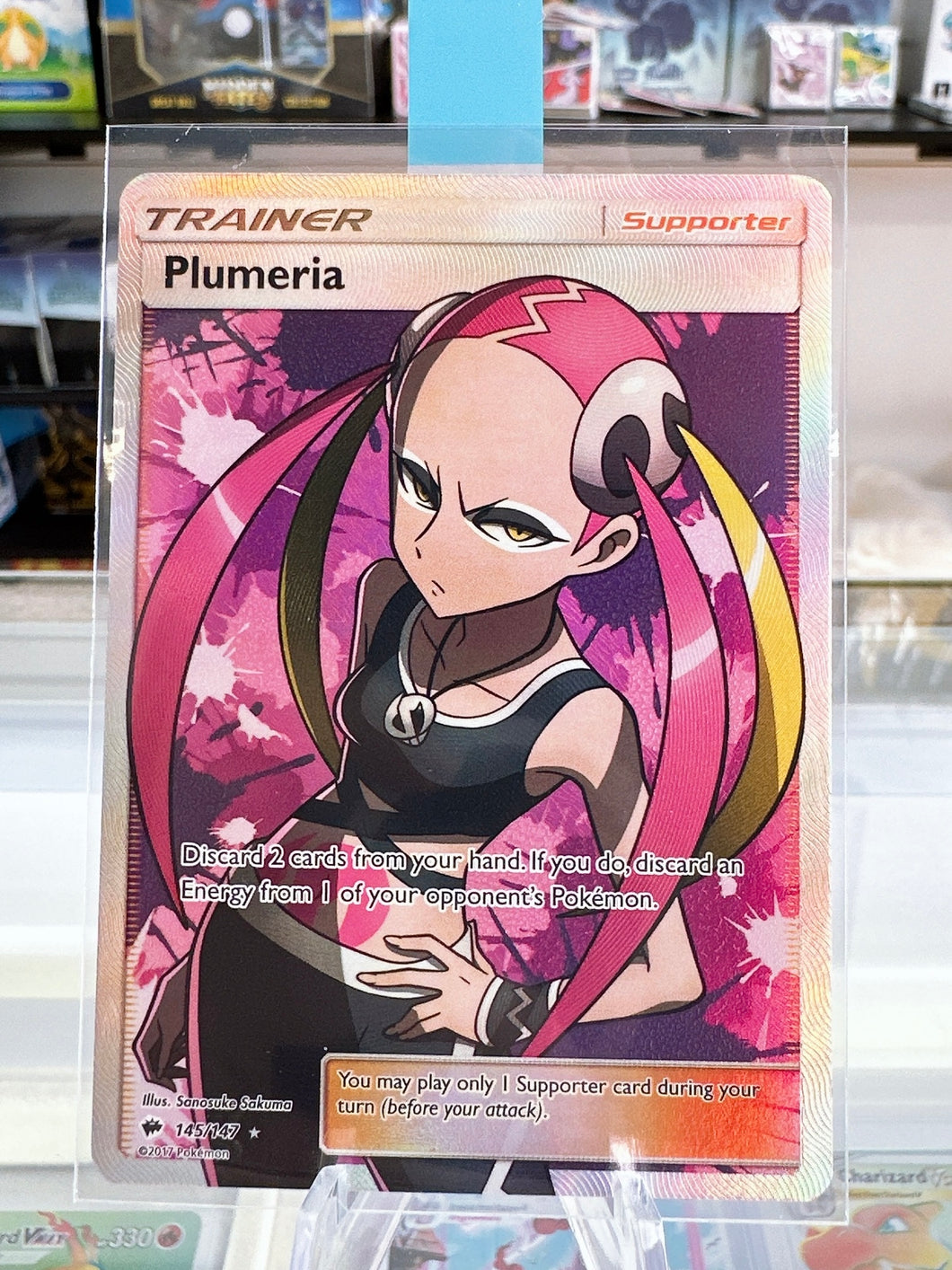 Plumeria (Full Art) - SM - Burning Shadows - NM