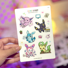 Load image into Gallery viewer, EeveeCorp Waterproof Sticker Sheets
