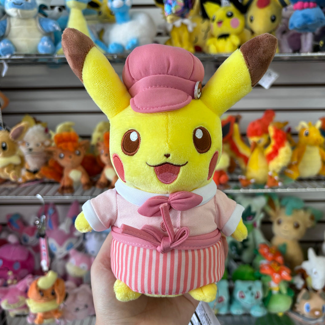 Pokemon Cafe Japan Official Limited Pink Pikachu Sweets Plush Doll