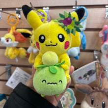 Load image into Gallery viewer, Pokemon Center Pikachu &amp; Smoliv Kagawa Version Plush Keychain
