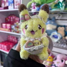 Load image into Gallery viewer, Pokemon Center Yum Yum Easter Pikachu Mascot Keychain
