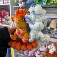 Load image into Gallery viewer, Pokemon Center Vulpix &amp; Alolan Vulpix Parallel Pairs Two-Plush Keychain
