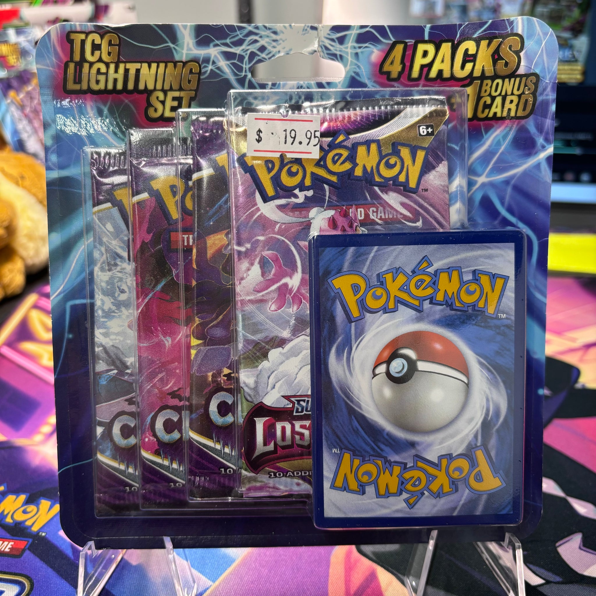 Pokmon TCG: TCG Lightning Set 4 Pack + Bonus Card R.E.V. Collectibles Pokmon TCG: TCG Lightning Set 4 Pack + Bonus Card R.E.V. Collectibles