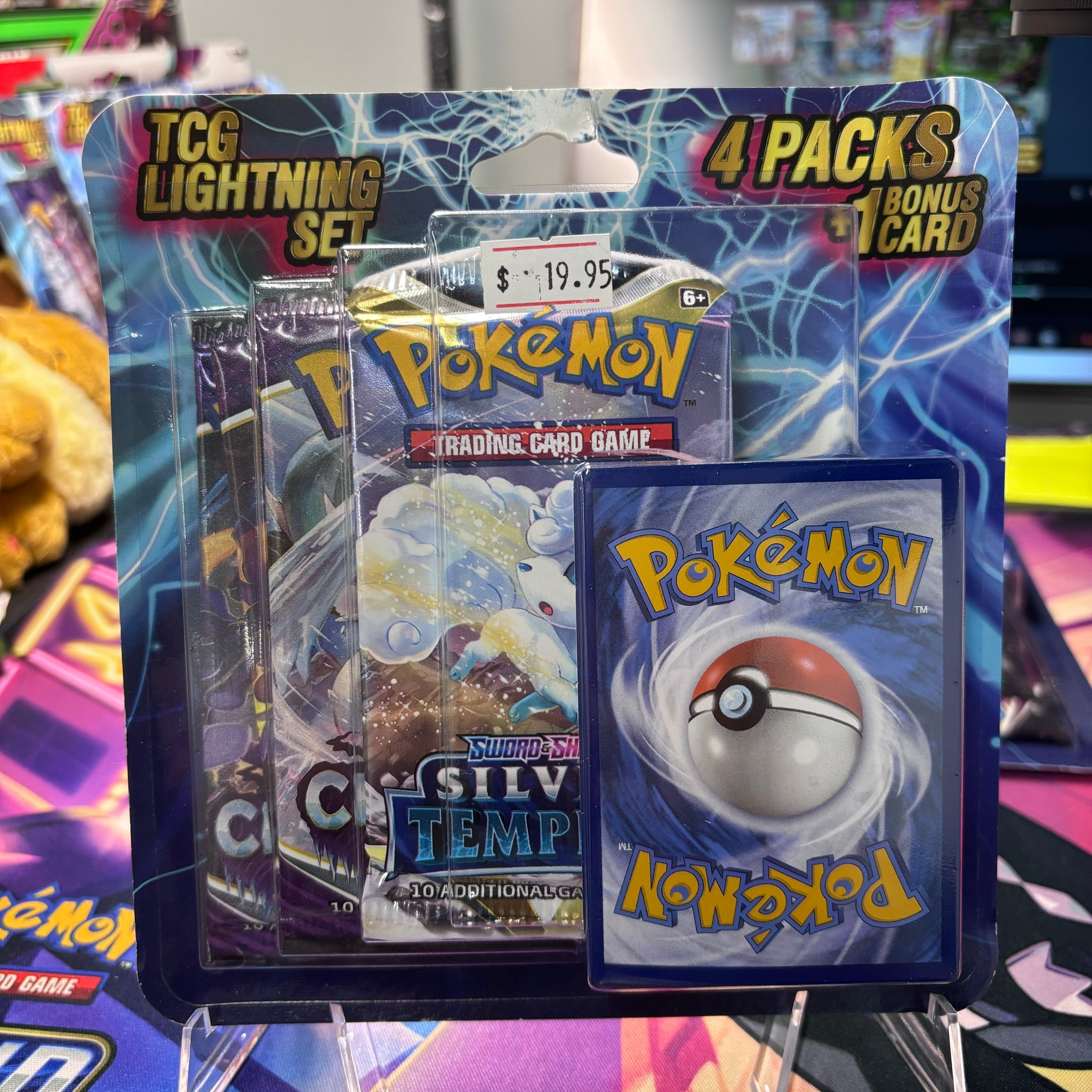 Pokémon TCG: TCG Lightning Set 4 Pack + Bonus Card – R.E.V. Collectibles