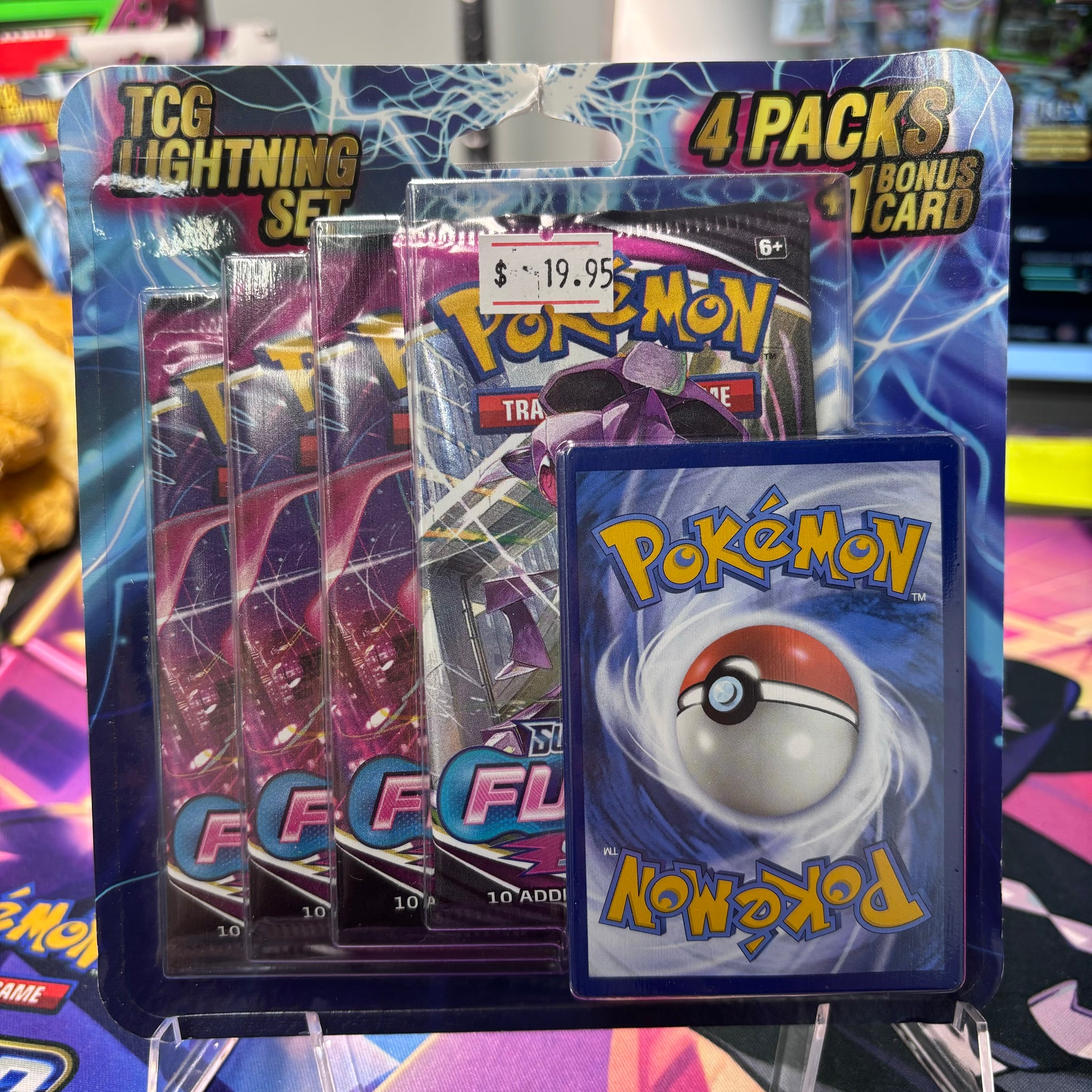Pokémon TCG: TCG Lightning Set 4 Pack + Bonus Card – R.E.V. Collectibles