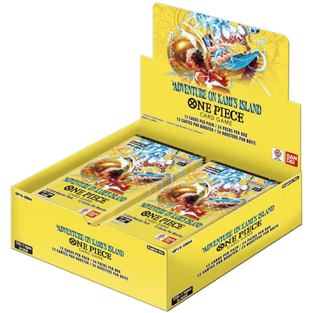 one piece trading card game display TCG: Adventure on Kami's Island Booster Box – R.E.V. Collectibles What’s more MTG Incubate Token - Design - Choose one:PM FIN Yuna illustration box vol 5