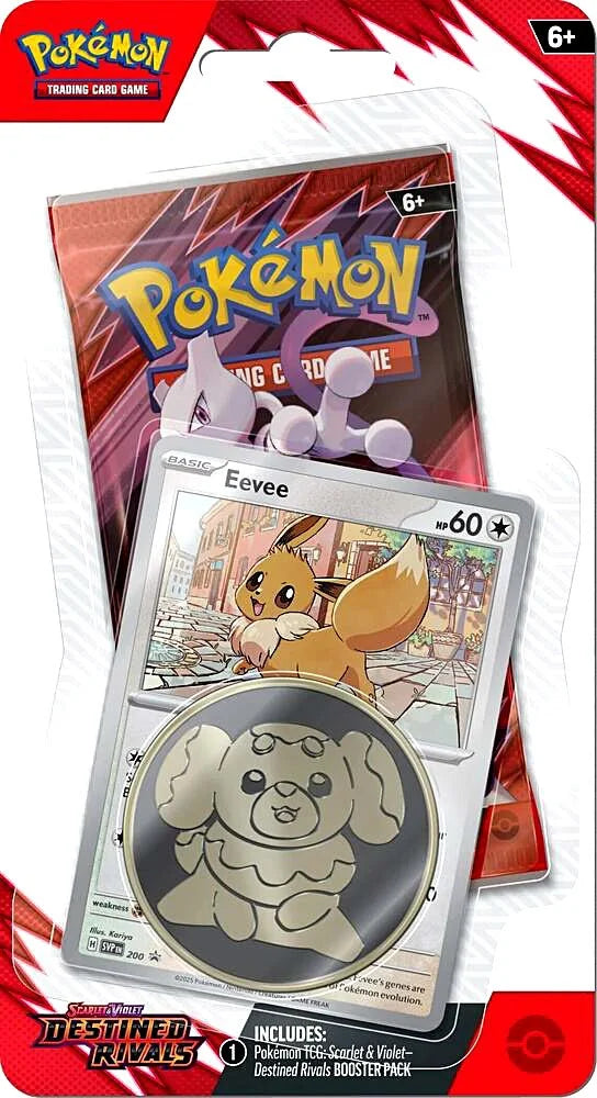 Pokemon TCG: Destined Rivals Eevee Checklane Blister Pack