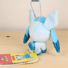 Load image into Gallery viewer, Pokemon Center Original Mocchiri Mascot Pokemon Dolls Glaceon Keychain

