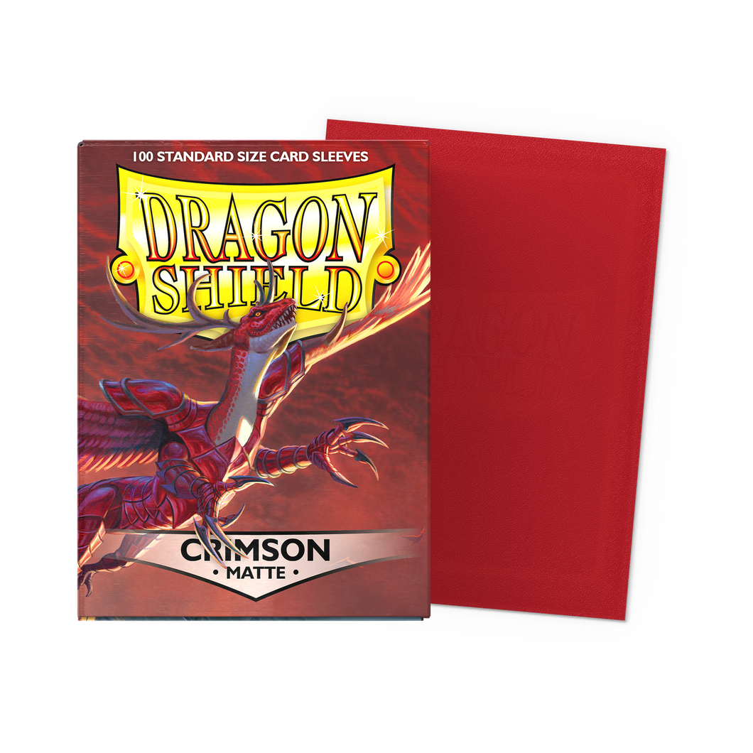 Dragon Shield - Crimson Matte Sleeves (100 Count)