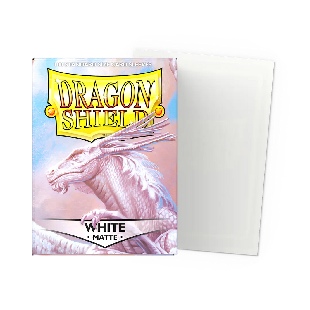 Dragon Shield - White Matte Sleeves (100 count)