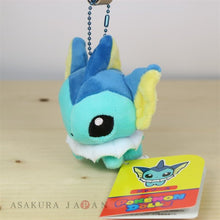 Load image into Gallery viewer, Pokemon Center Original Mocchiri Mascot Pokemon Dolls Vaporeon Keychain
