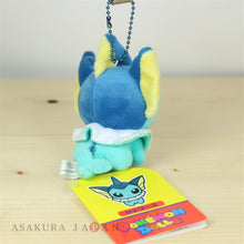Load image into Gallery viewer, Pokemon Center Original Mocchiri Mascot Pokemon Dolls Vaporeon Keychain
