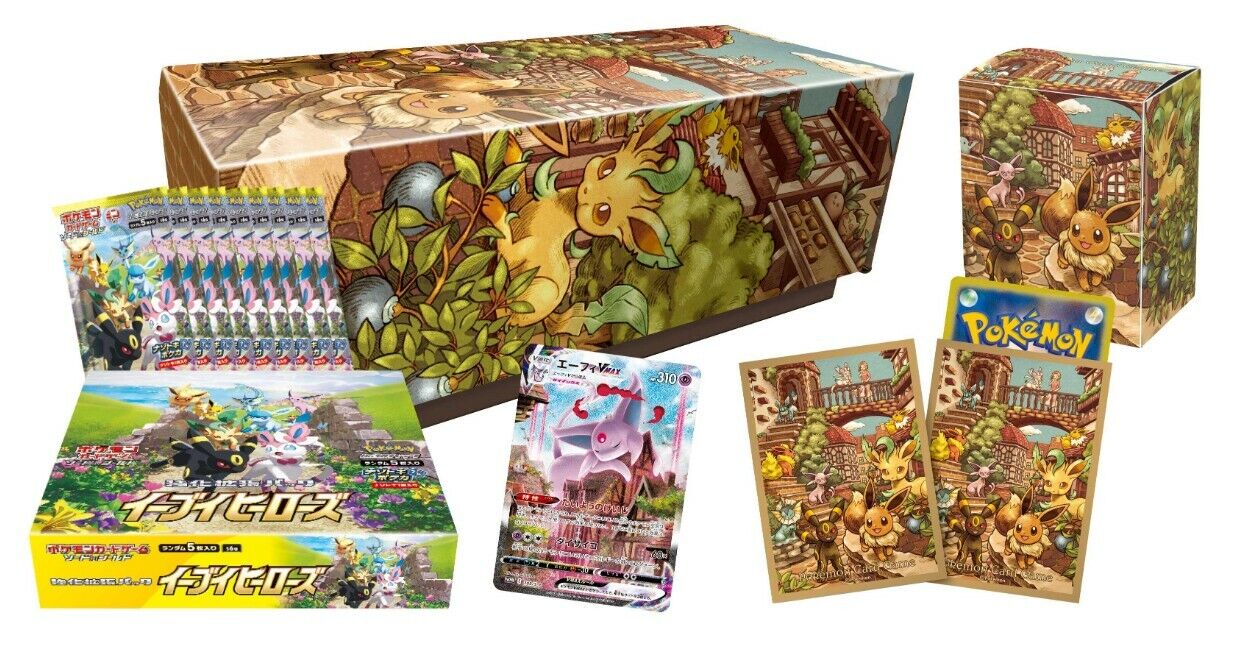 japanese pokemon cards eevee heroes Beautiful Artwork from Pokmon TCG Set Debuts Pokmon 2021 Pokemon Japanese SWSH Eevee