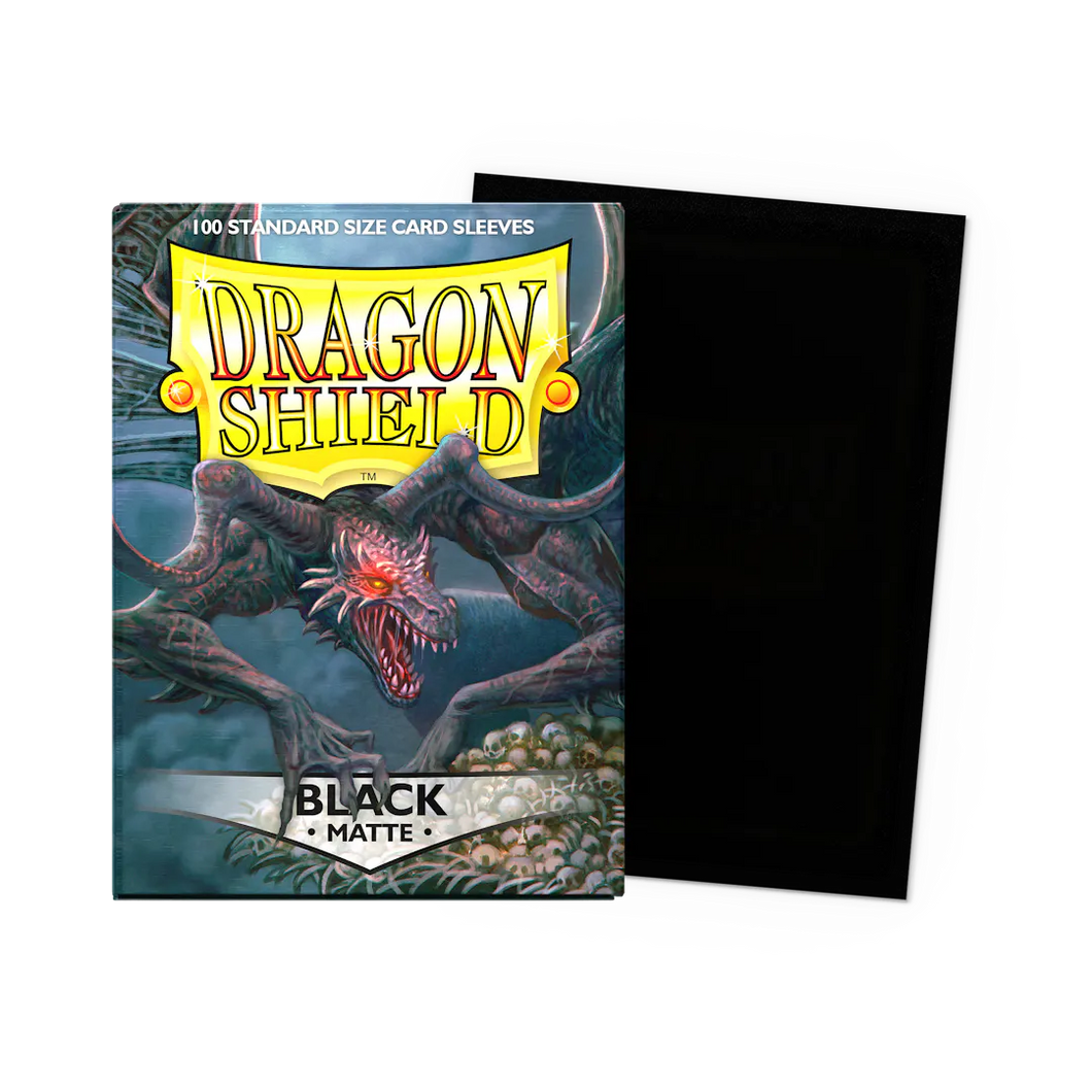 Dragon Shield - Black Matte Sleeves (100 count)