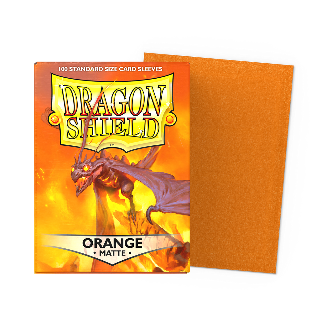 Dragon Shield - Orange Matte Sleeves (100 count)