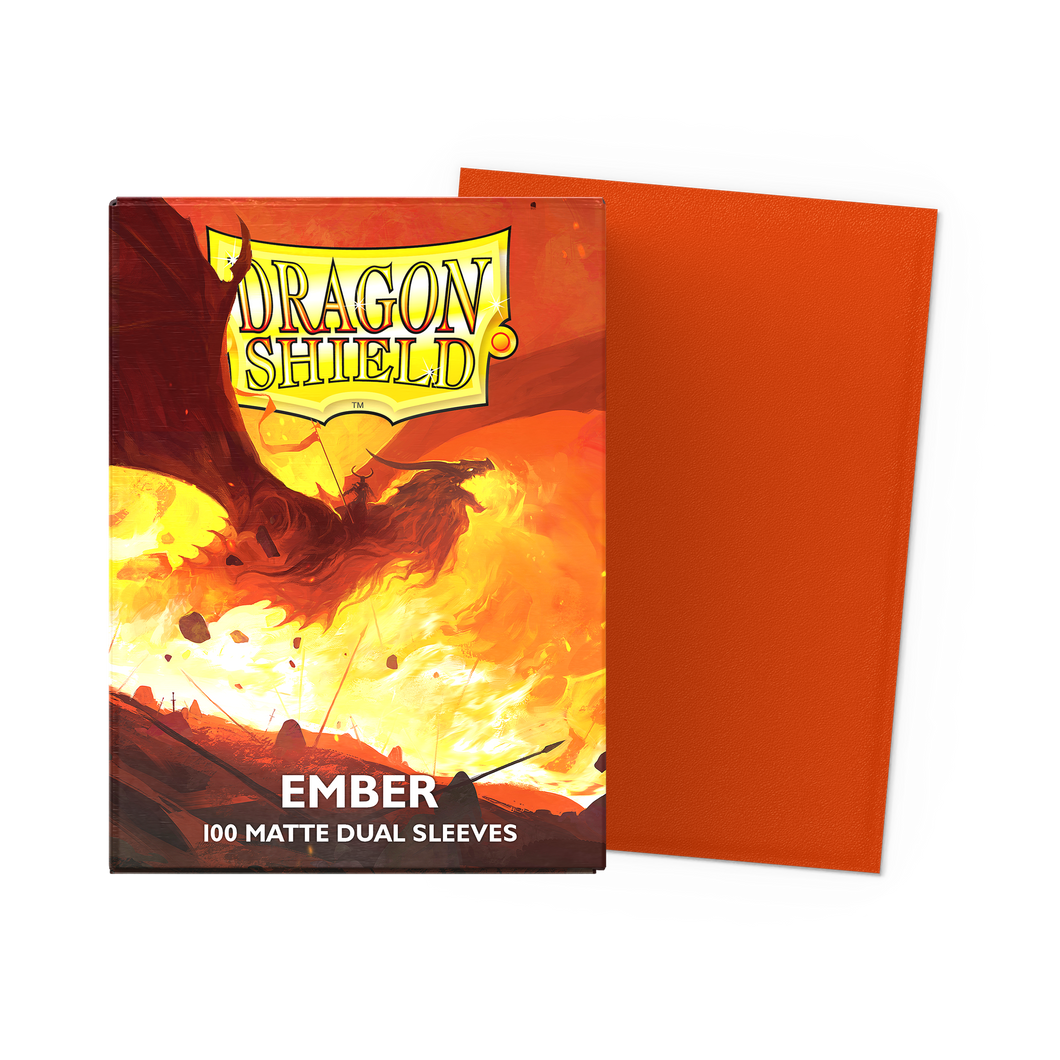 Dragon Shield - Ember Matte Dual Sleeves (100 count)