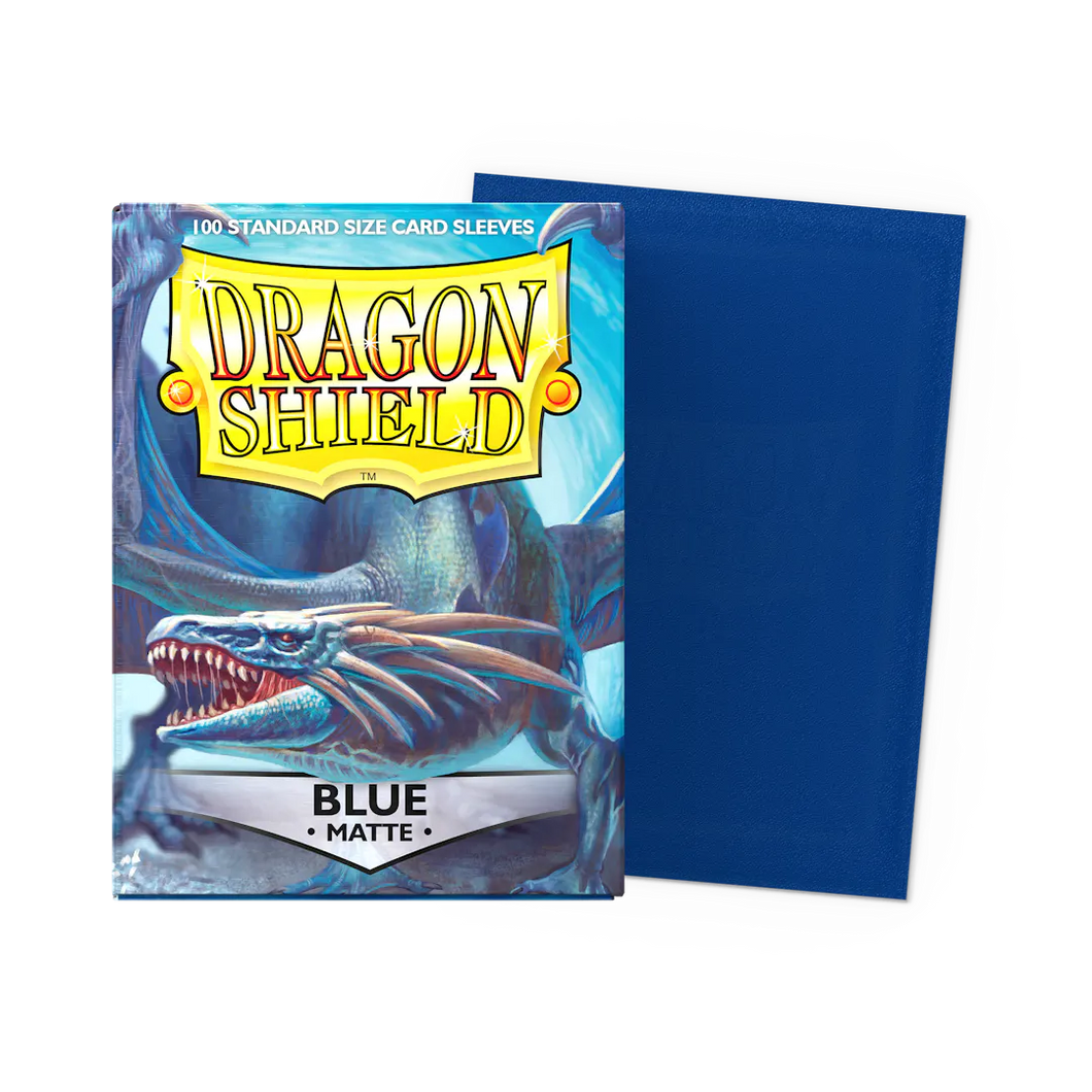 Dragon Shield - Blue Matte Sleeves (100 Count)